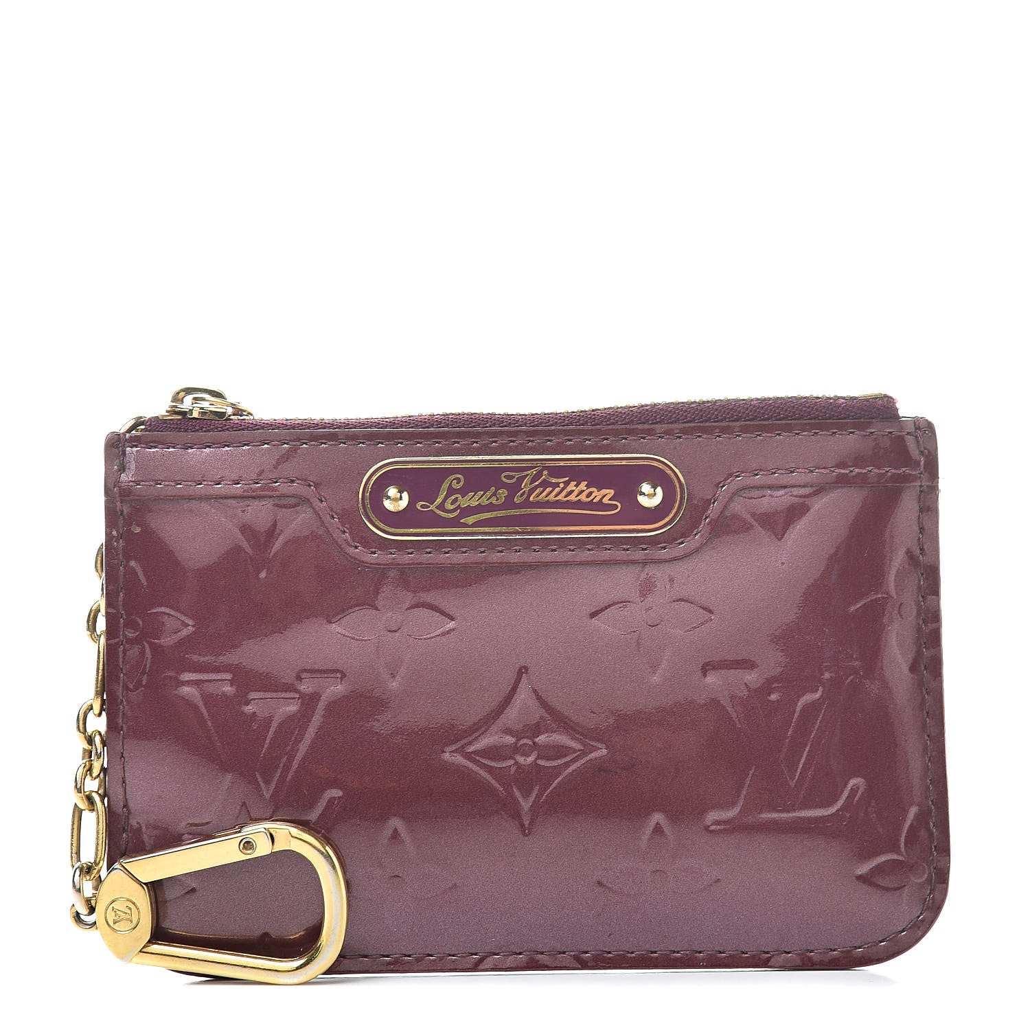 Louis Vuitton Vernis Key Pouch Violet 1 of 9