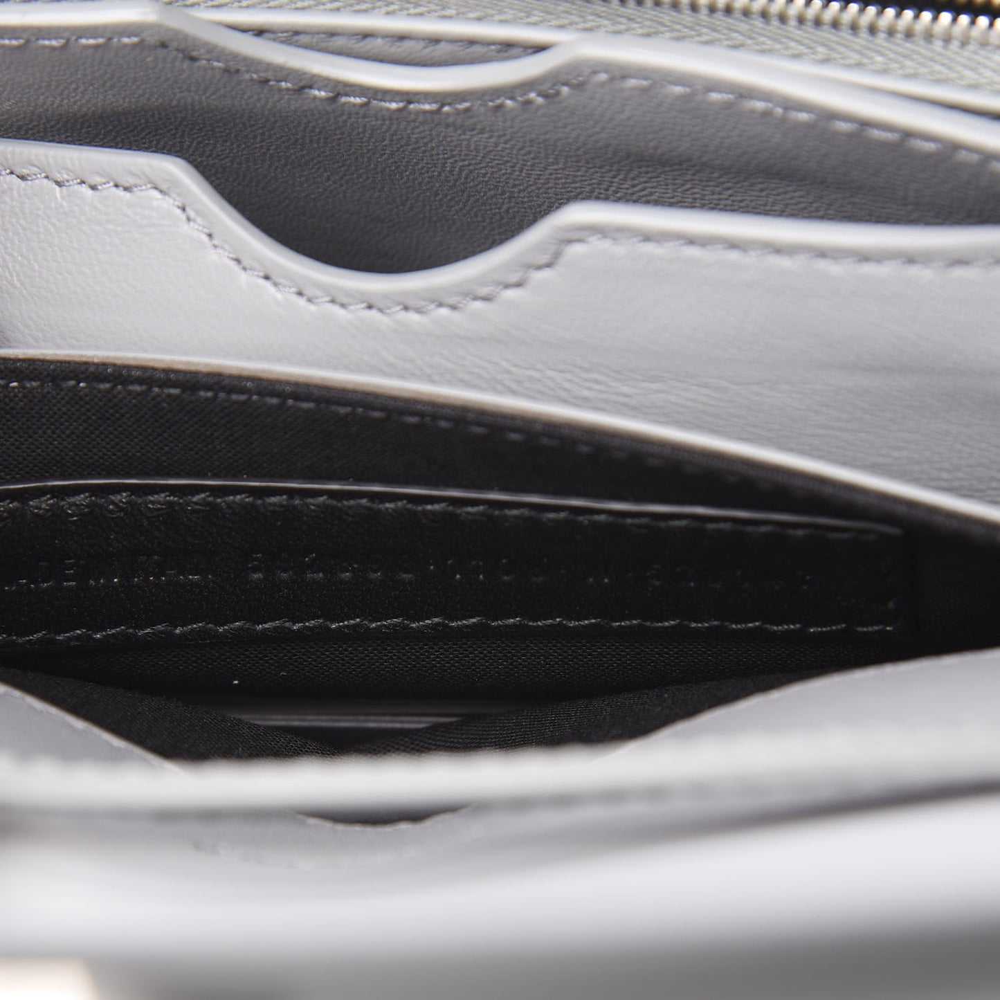 Shiny Box Calfskin Small B Bag Balenciaga Grey