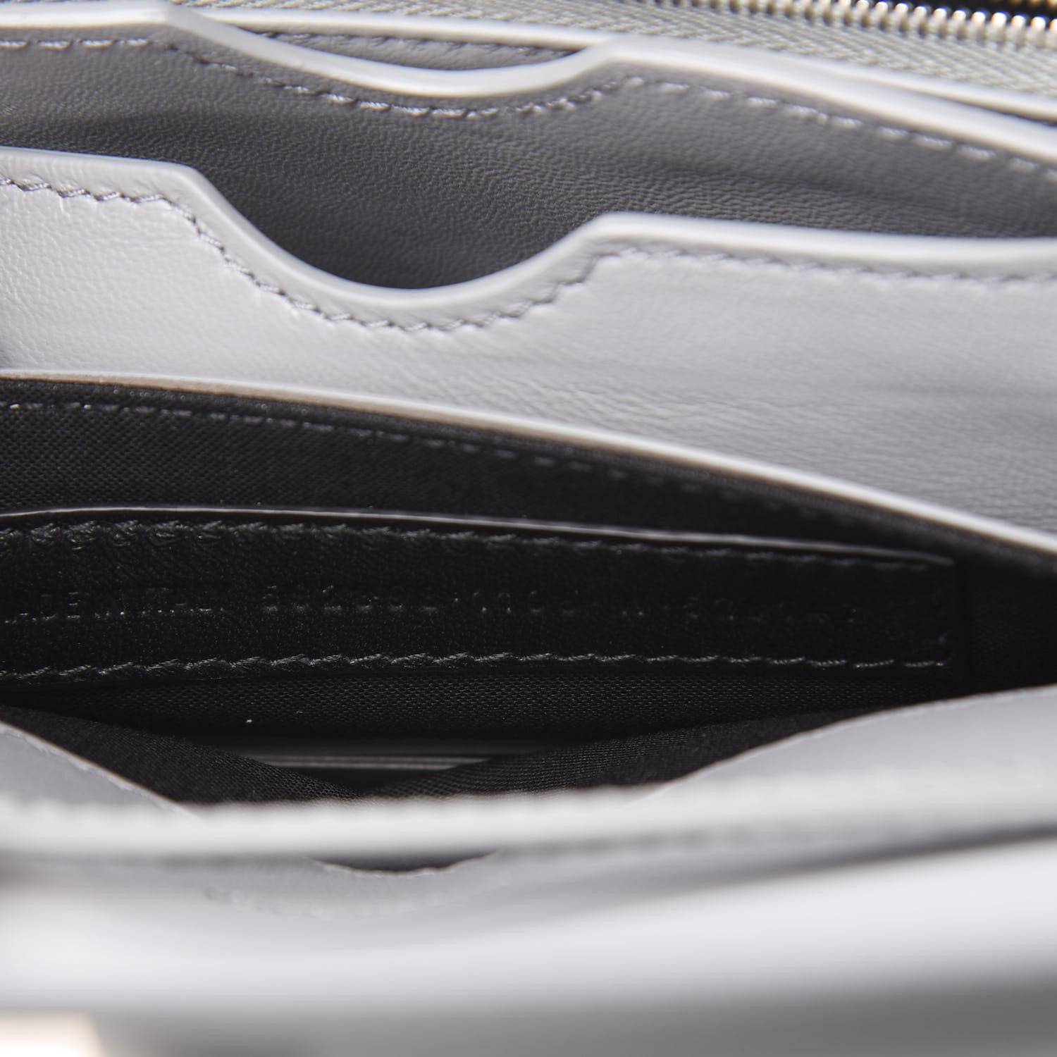Balenciaga Shiny Box Calfskin Small B Bag Balenciaga Grey 6 of 10