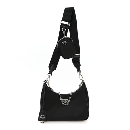 Prada Re-Nylon Saffiano Re-Edition 2005 Shoulder Bag Black 1 of 11
