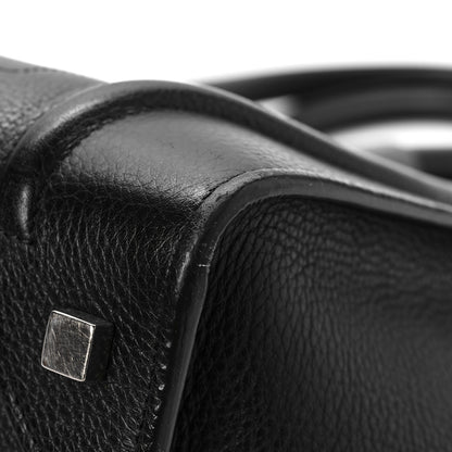 Celine Drummed Calfskin Mini Luggage Black 8 of 9
