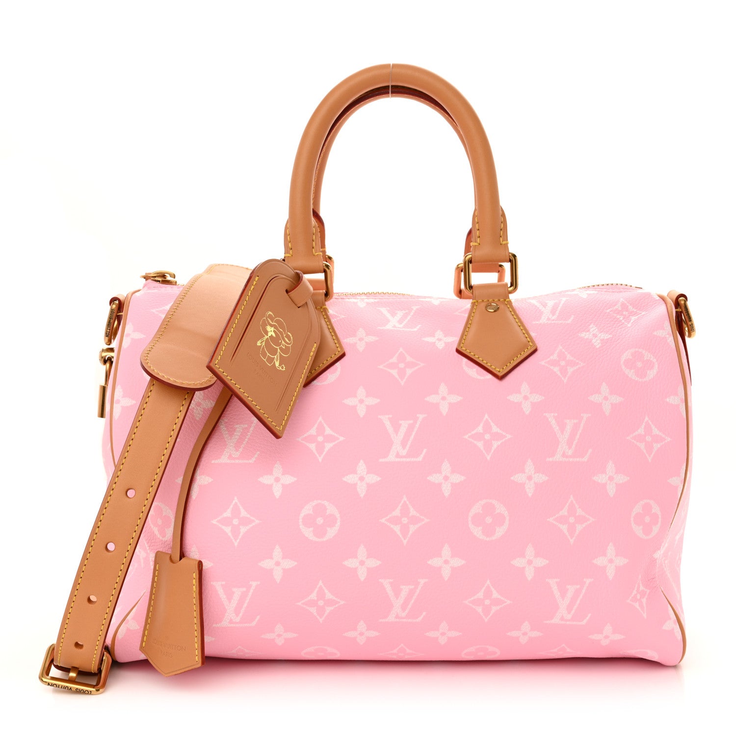 Louis Vuitton Calfskin Monogram Speedy P9 Bandouliere 30 Candy 1 of 10