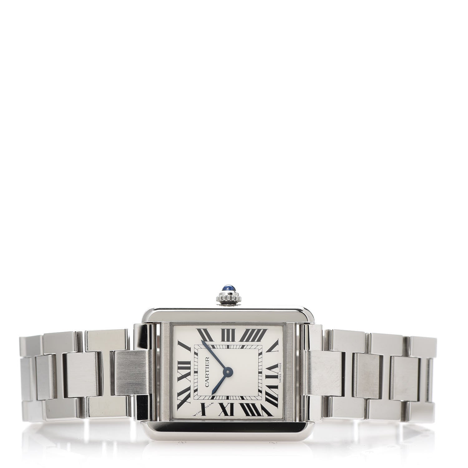 Cartier Stainless Steel 24mm Tank Solo Quartz Watch 3 of 8