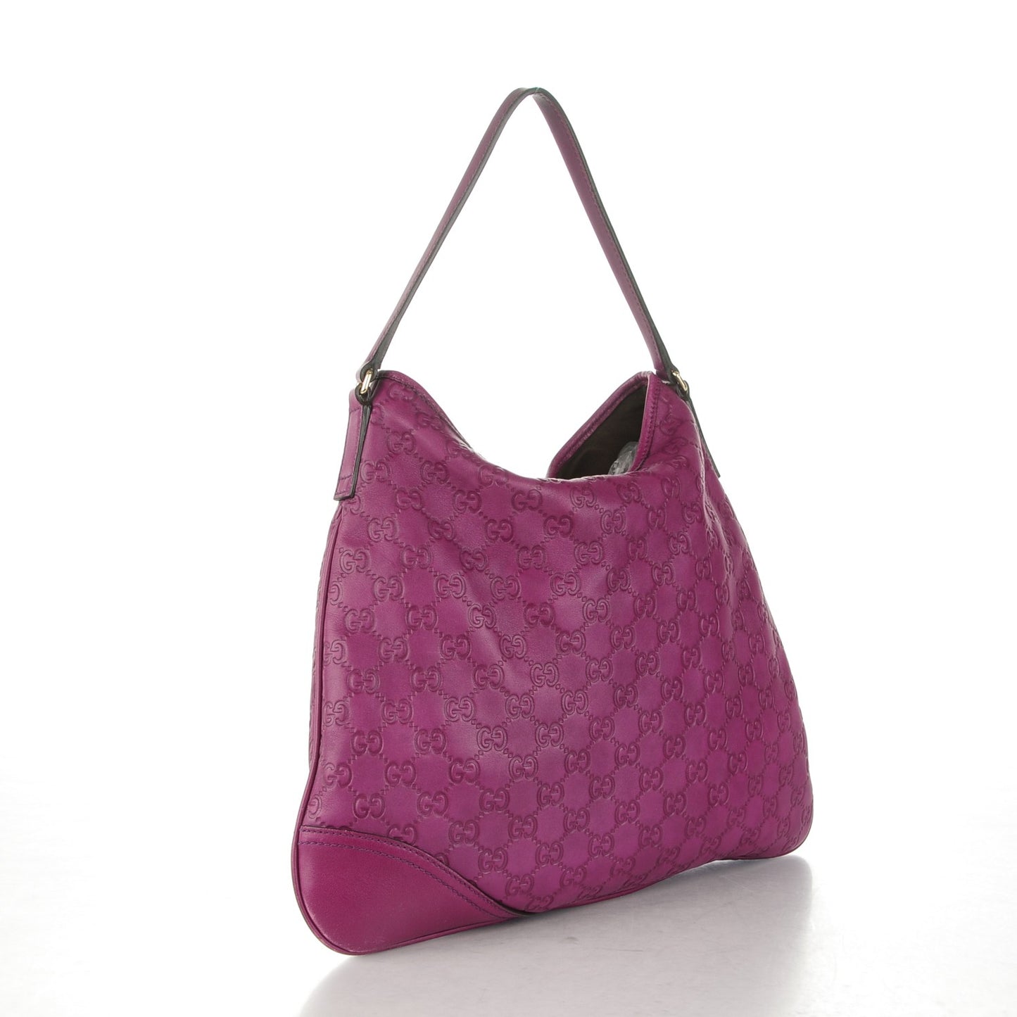 Guccissima Medium New Britt Hobo Purple