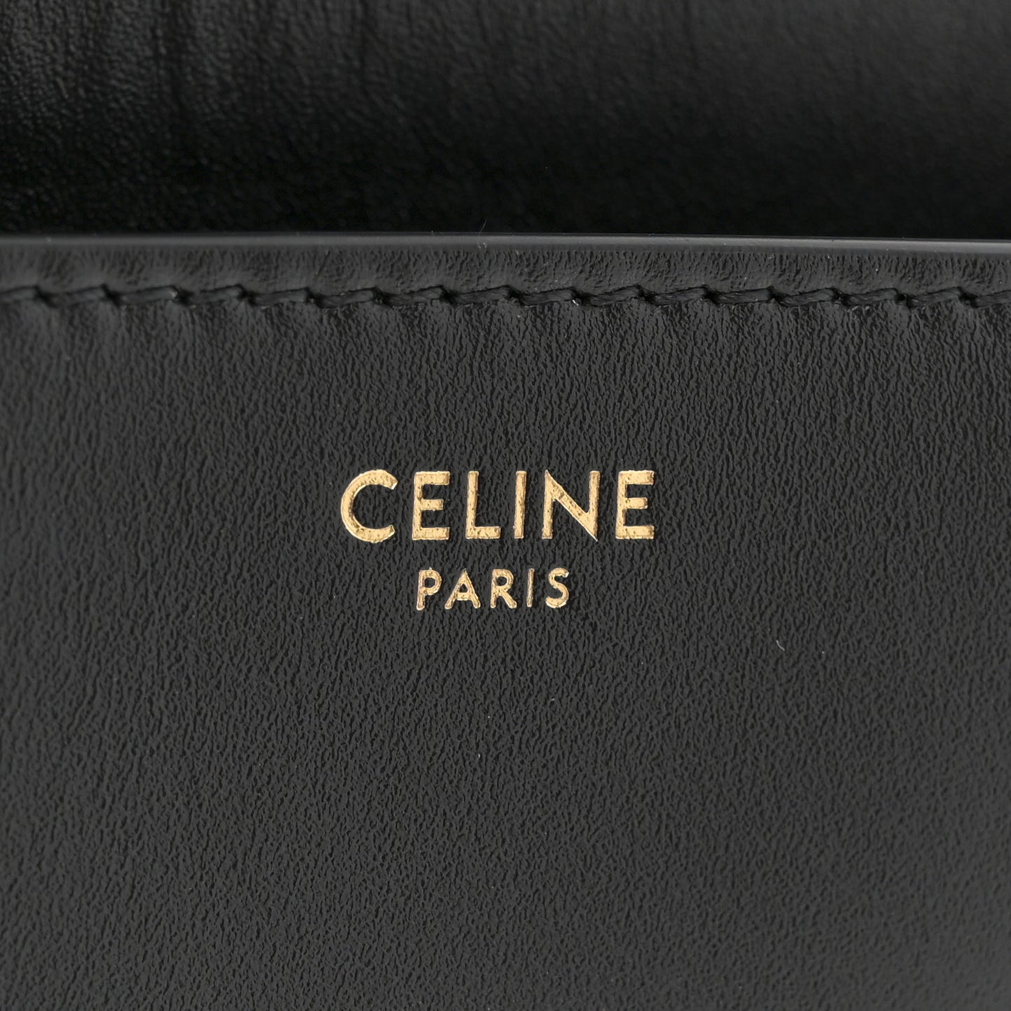 Satinated Calfskin Small 16 Top Handle Bag Black