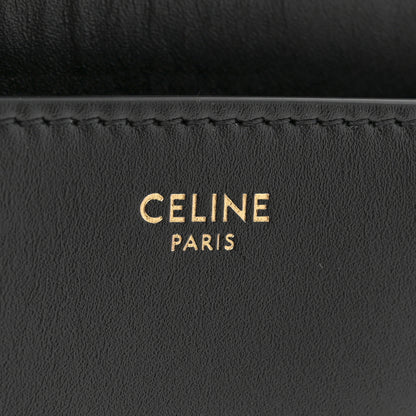 Celine Satinated Calfskin Small 16 Top Handle Bag Black 6 of 10