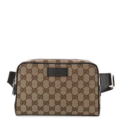 Gucci Monogram Belt Bag Dark Brown 1 of 9