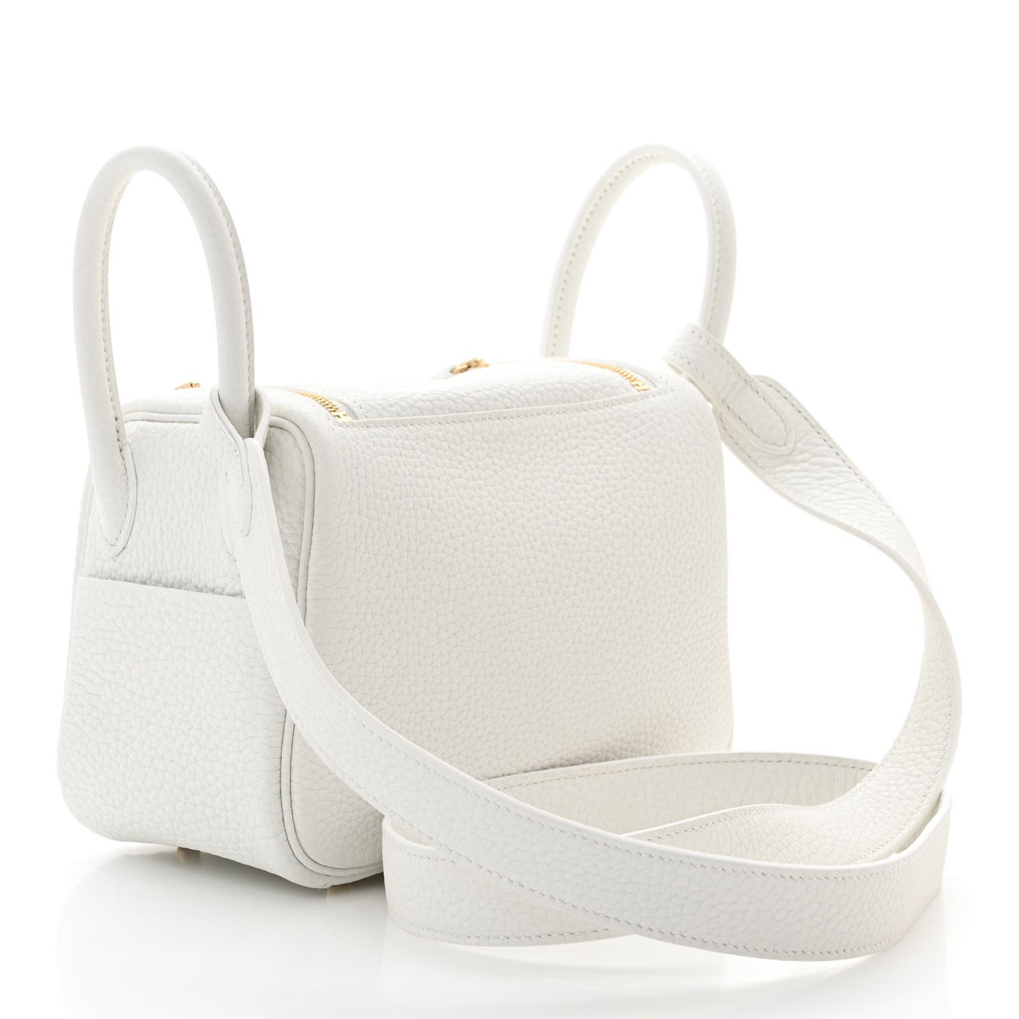 Taurillon Clemence Mini Lindy 20 New White