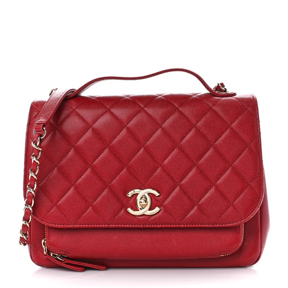 Chanel Caviar Quilted Large Business Affinity Flap Red 1 of 15