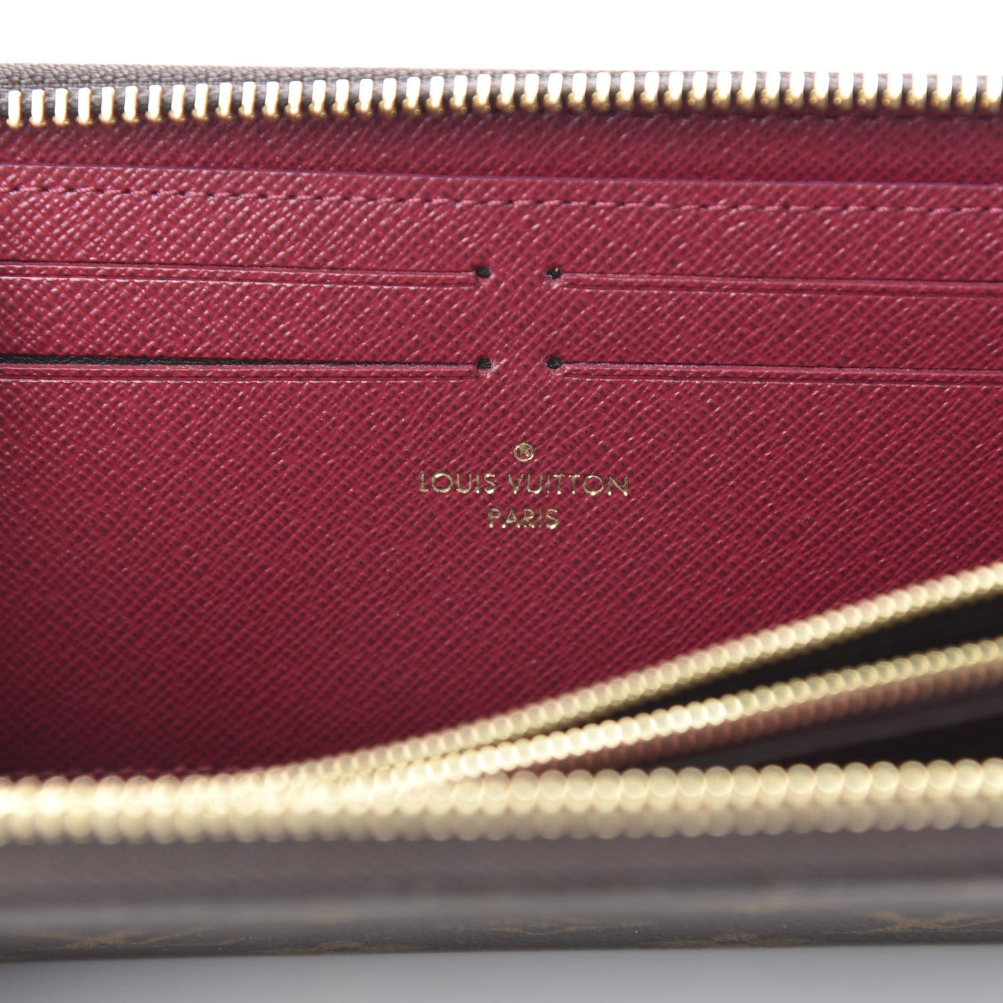 Monogram Clemence Wallet Fuchsia