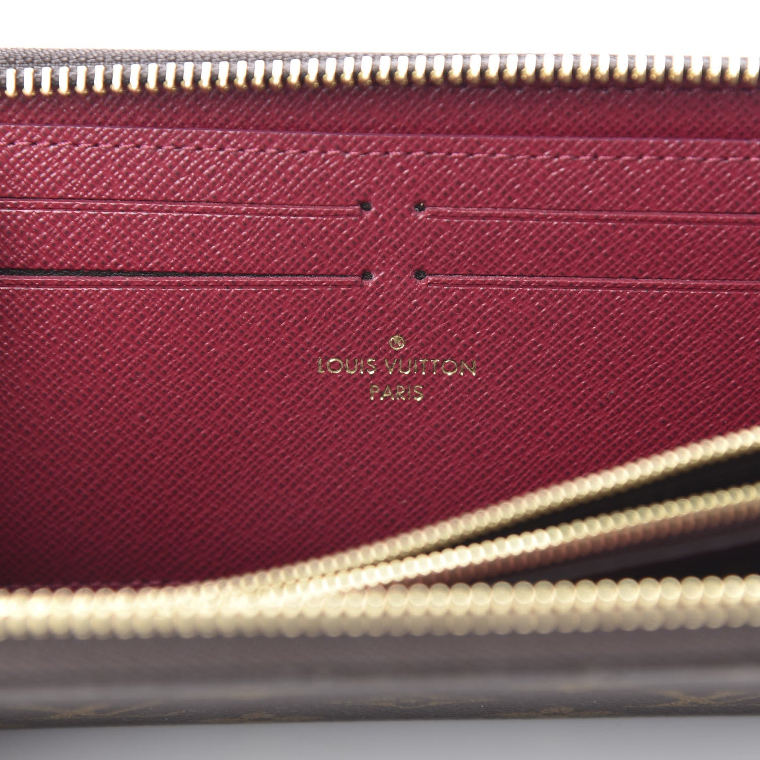 Louis Vuitton Monogram Clemence Wallet Fuchsia 6 of 8