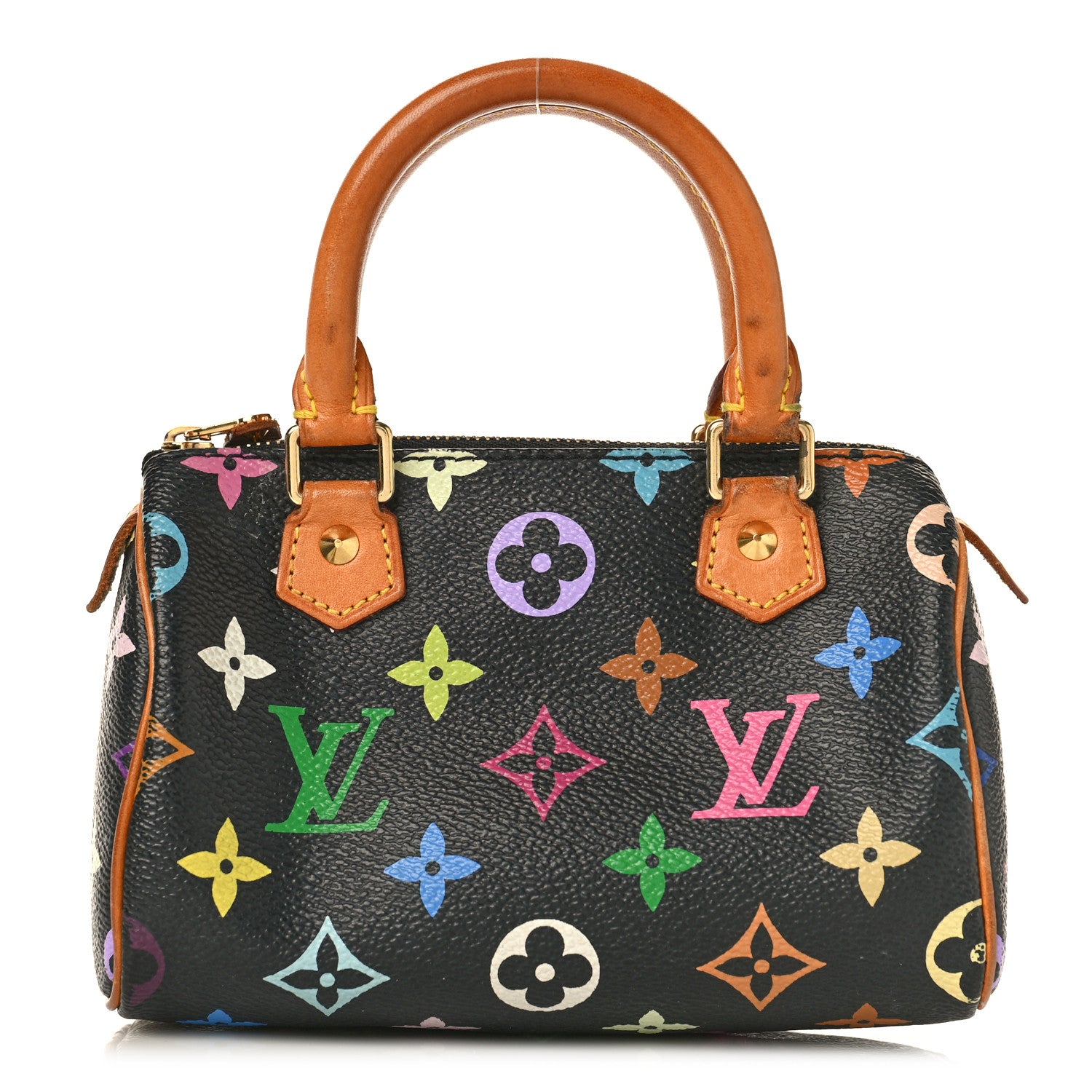 Louis Vuitton Monogram Multicolor Mini Sac HL Speedy Black 1 of 10