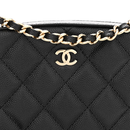 Chanel Caviar Quilted Vanity With Chain Black 8 of 10