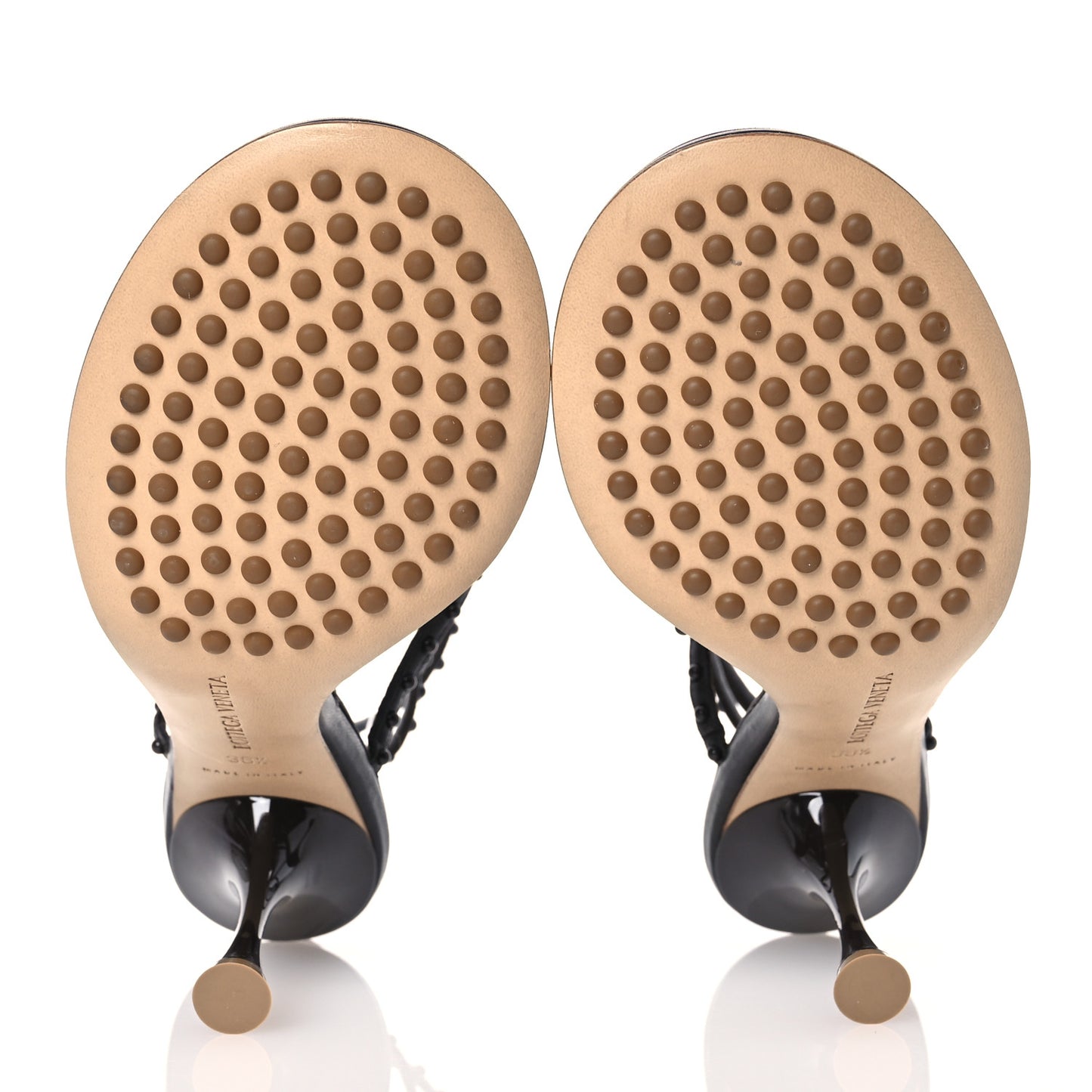 Nappa Lagoon Bubble 100mm Sandals 38.5 Fondant