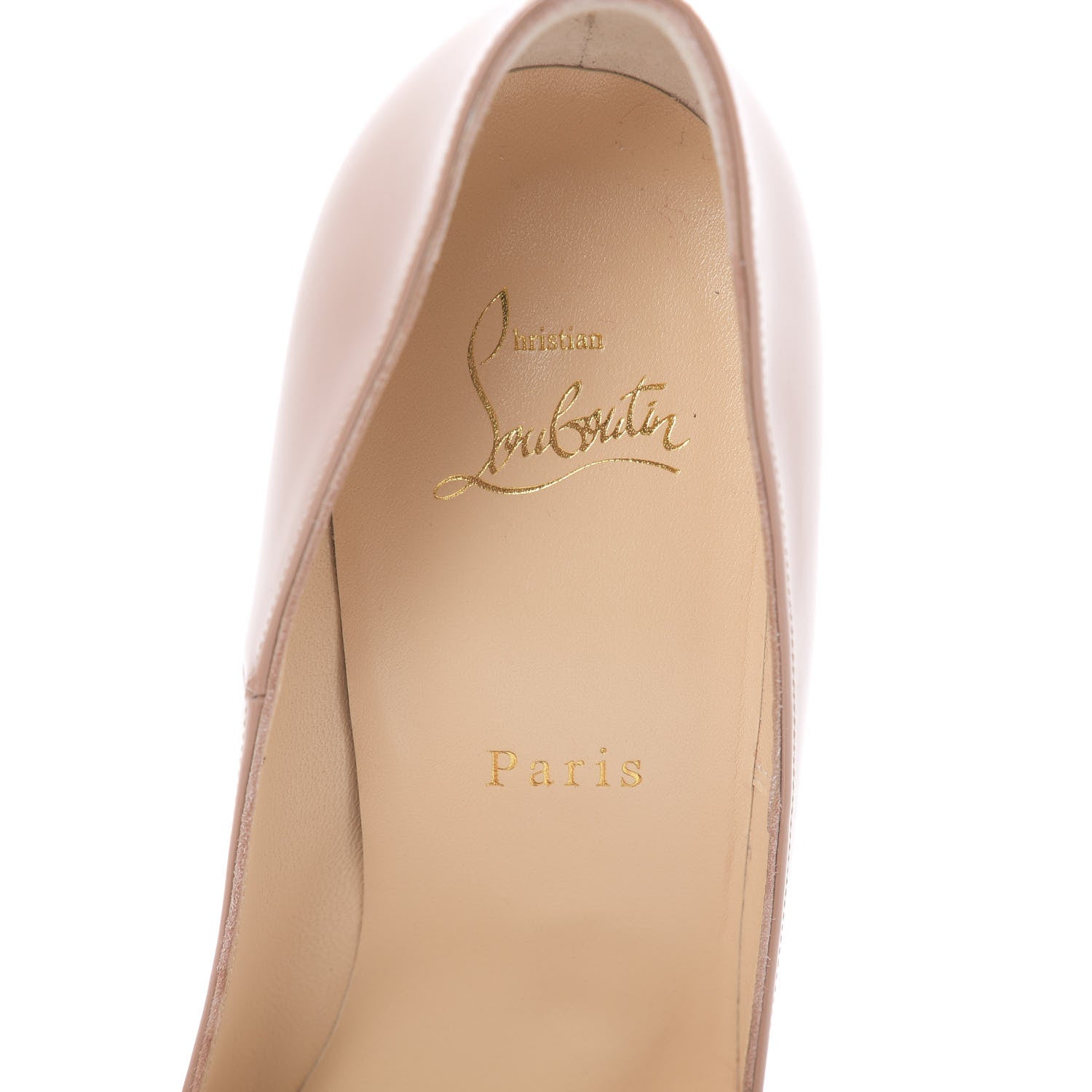 Christian Louboutin Patent So Kate 120 Pumps 40.5 Nude 6 of 8