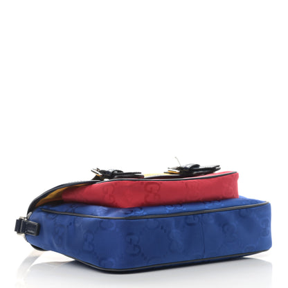 Gucci Monogram GG Childrens Messenger Bag Yellow Blue Red 4 of 11