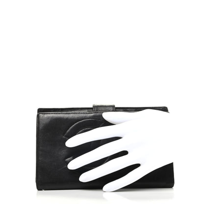 Chanel Lambskin Timeless CC French Wallet Black 2 of 8