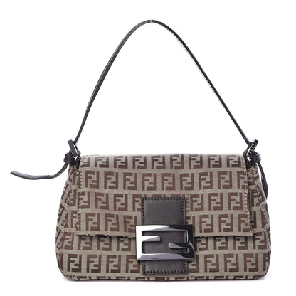 Fendi Zucchino Mini Mama Baguette Tobacco 1 of 10