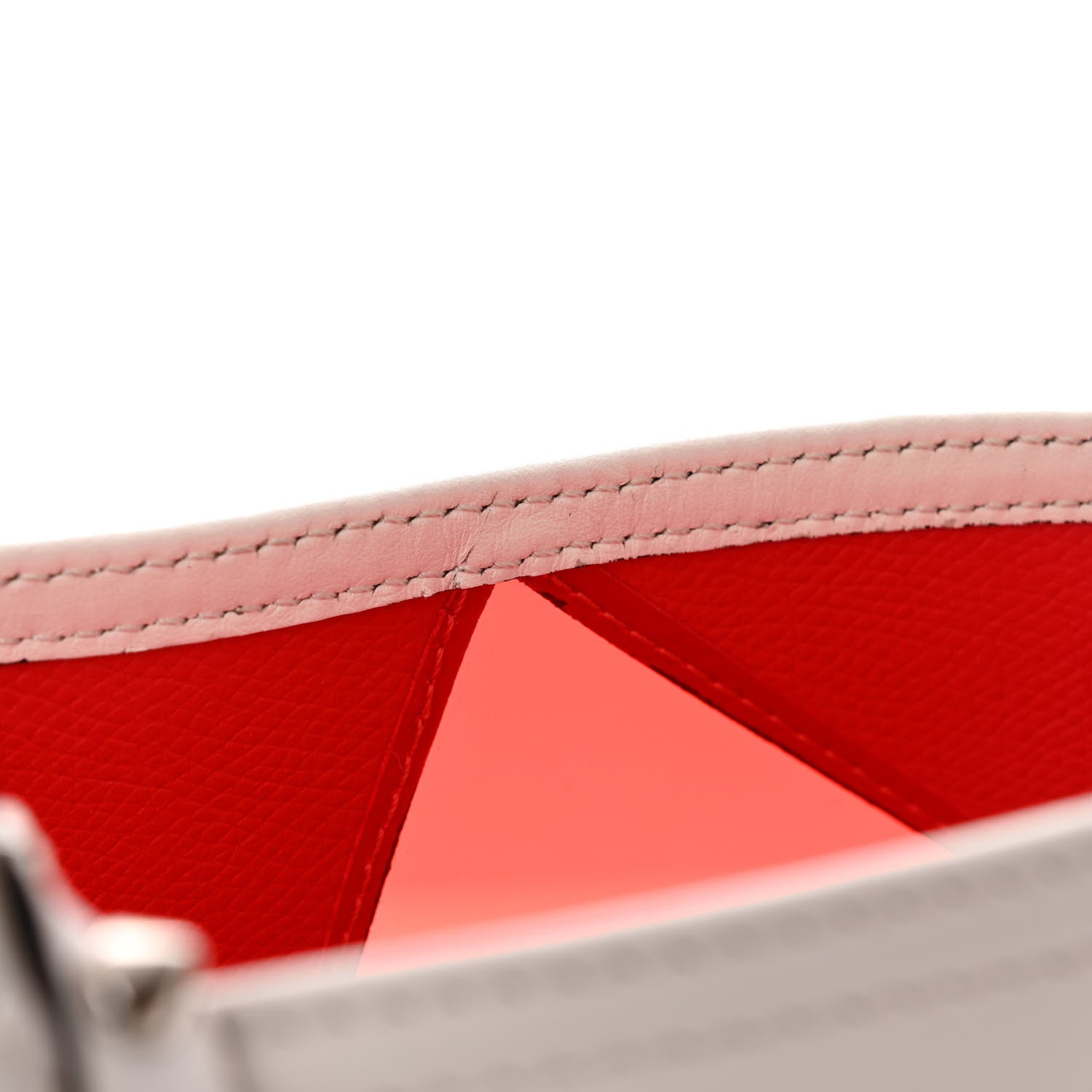Christian Louboutin Calfskin PVC Love Spikes East West Cabata Tote Latte Multicolor 22 of 25