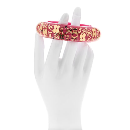 Louis Vuitton Resin Swarovski Medium Inclusion Bracelet GM Rose Pop 2 of 4