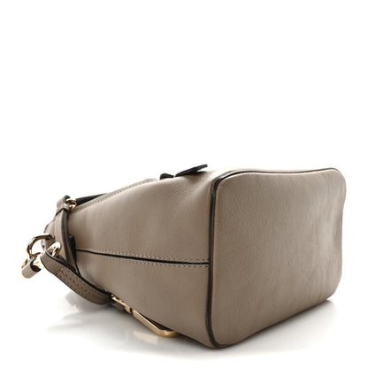 Chloe Suede Calfskin Mini Faye Backpack Motty Grey 9 of 10