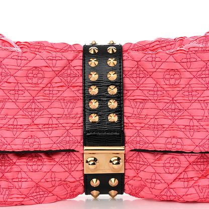 Louis Vuitton Satin Quilted Monogram Coquette Pochette Bunny Pink 8 of 10