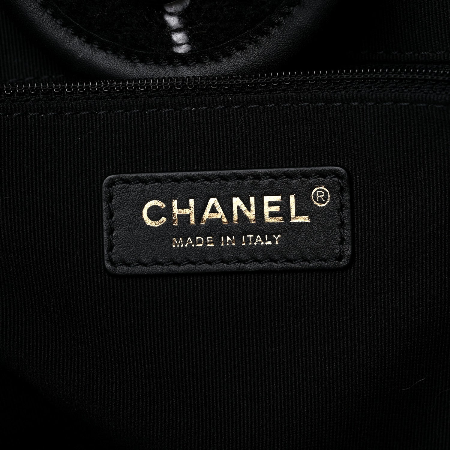 Chanel Tweed Medium Deauville Tote Black White Multicolor 7 of 10