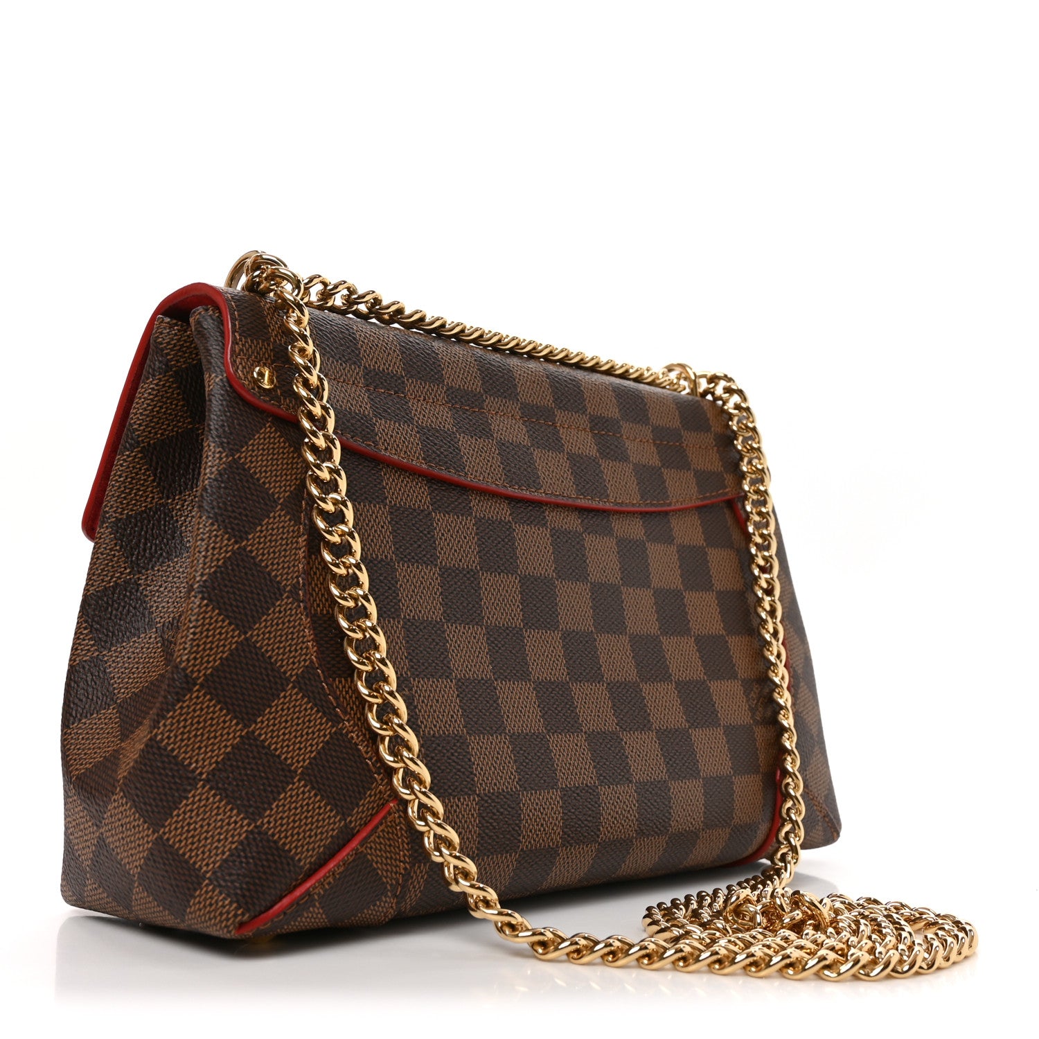 Louis Vuitton Damier Ebene Caissa Clutch Cherry 3 of 10