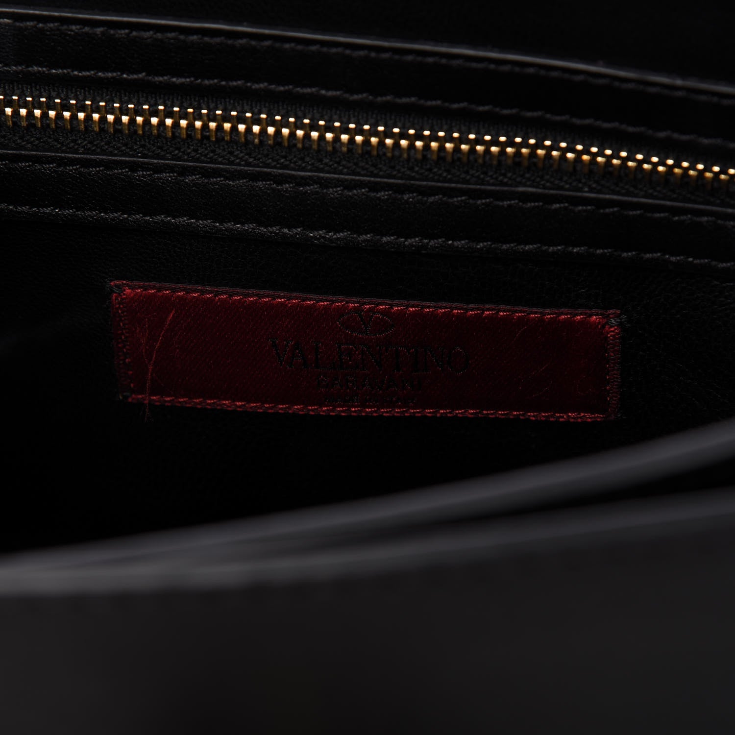 Valentino Garavani Grained Calfskin B-Rockstud Flap Black 8 of 10
