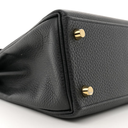 Hermes Togo Kelly Retourne 25 Black 9 of 11