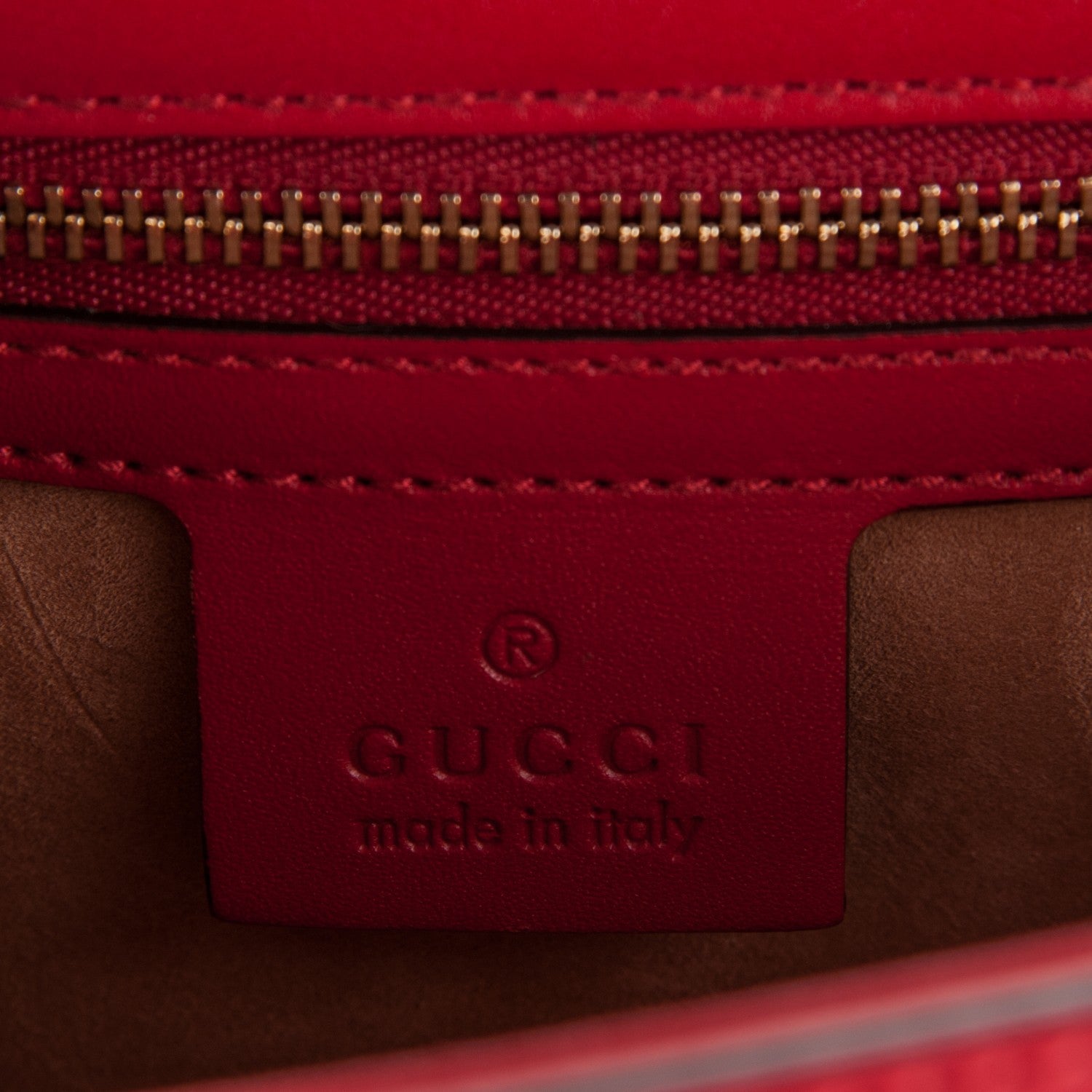 Gucci Calfskin Small Sylvie Shoulder Bag Hibiscus Red 7 of 7