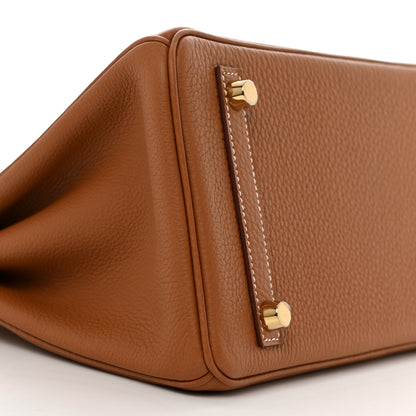 Hermes Togo Birkin 25 Gold 9 of 11