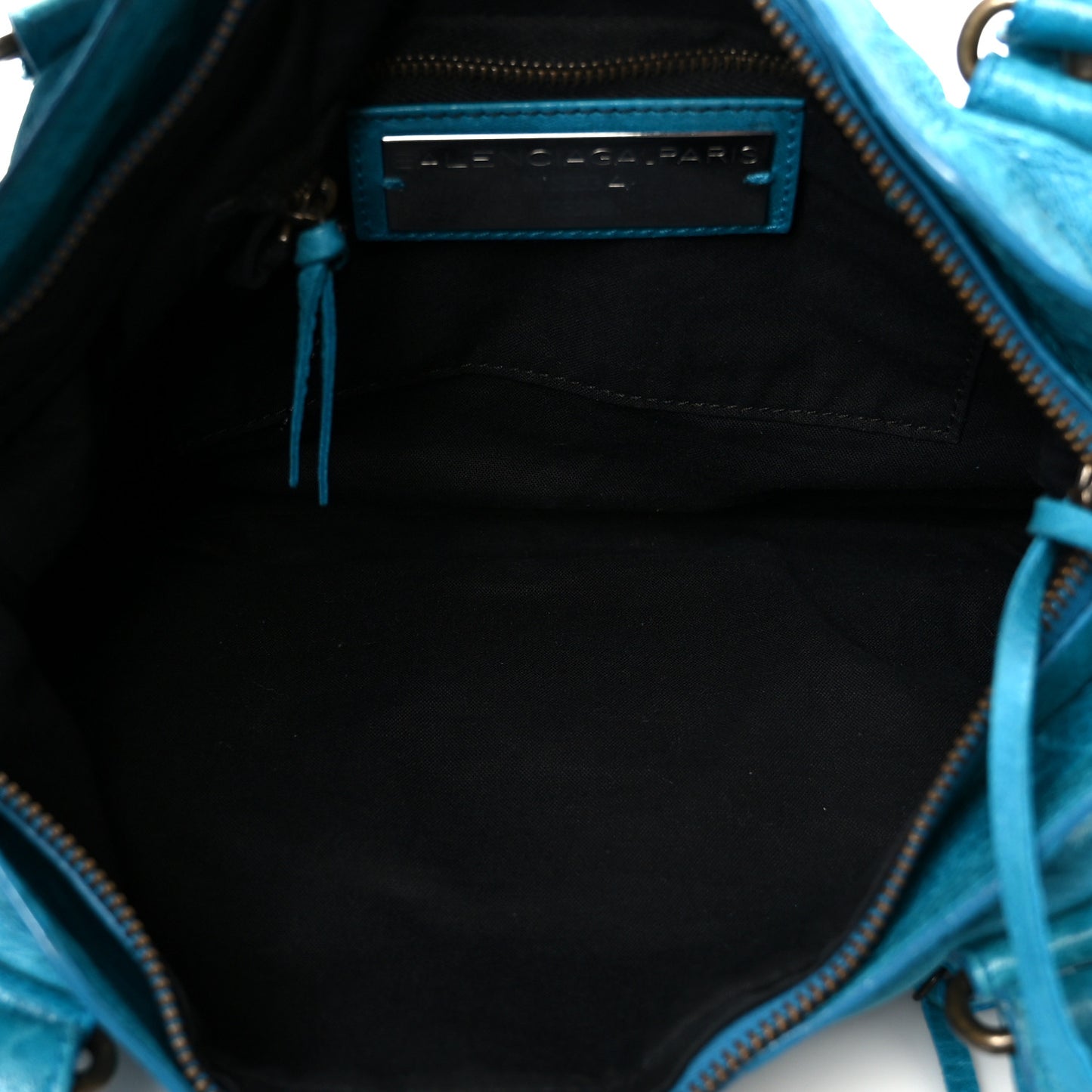 Chevre Classic Hardware First Turquoise