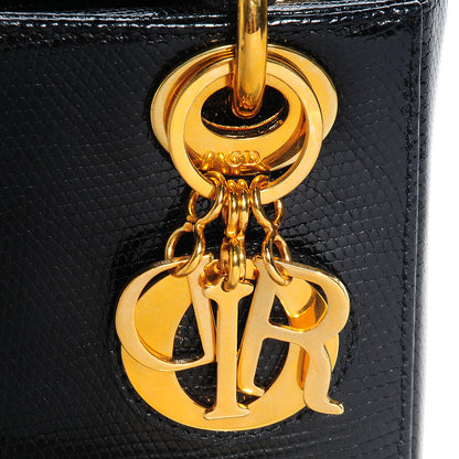Christian Dior Lizard Micro Lady Dior Black 8 of 8
