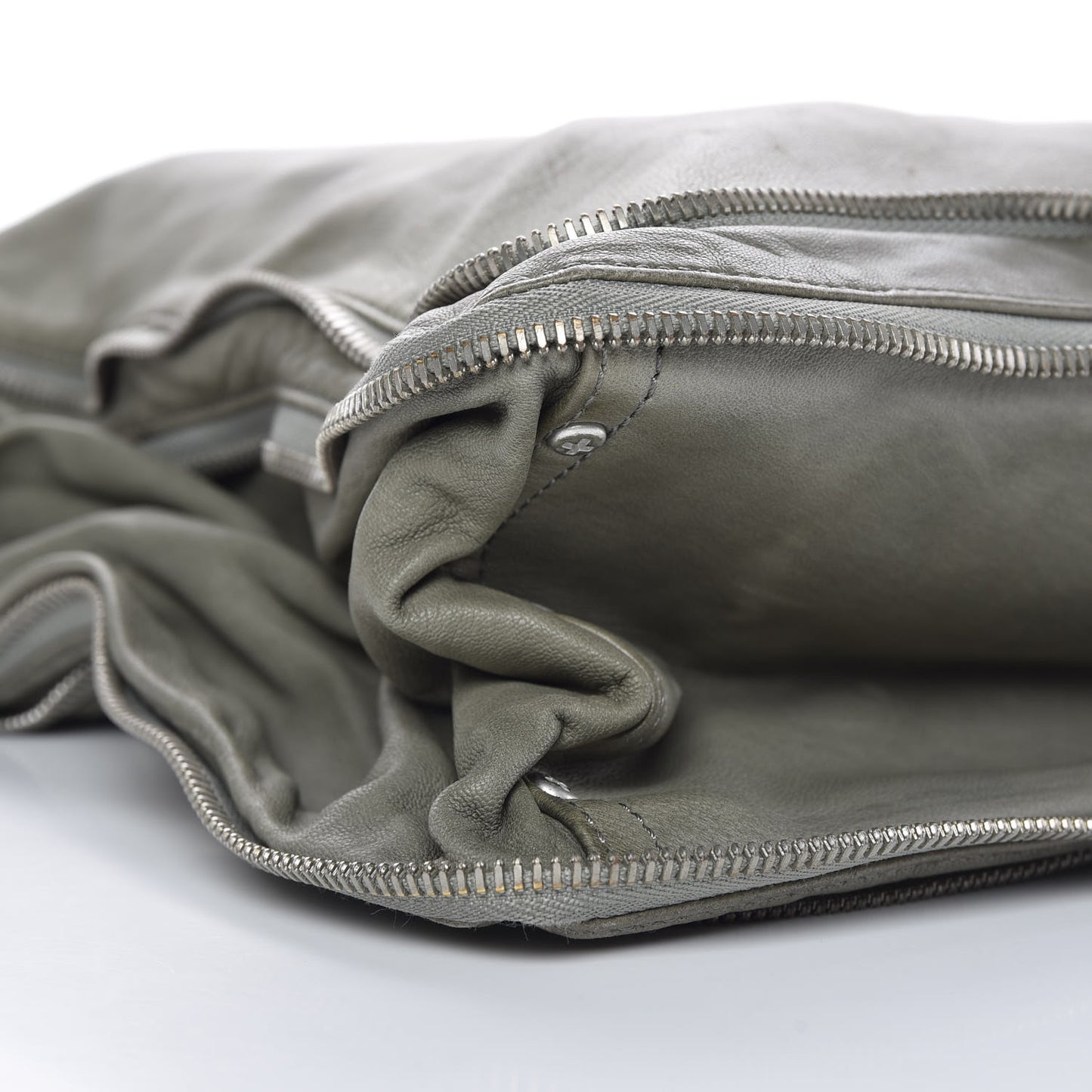 Lambskin Trudy Tote Green