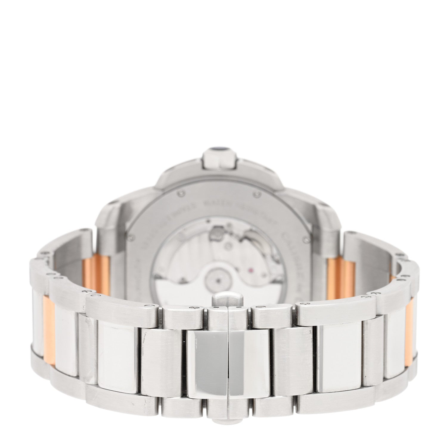 Cartier Stainless Steel 18K Pink Gold 42mm Calibre de Cartier Automatic Watch Brown 3 of 5