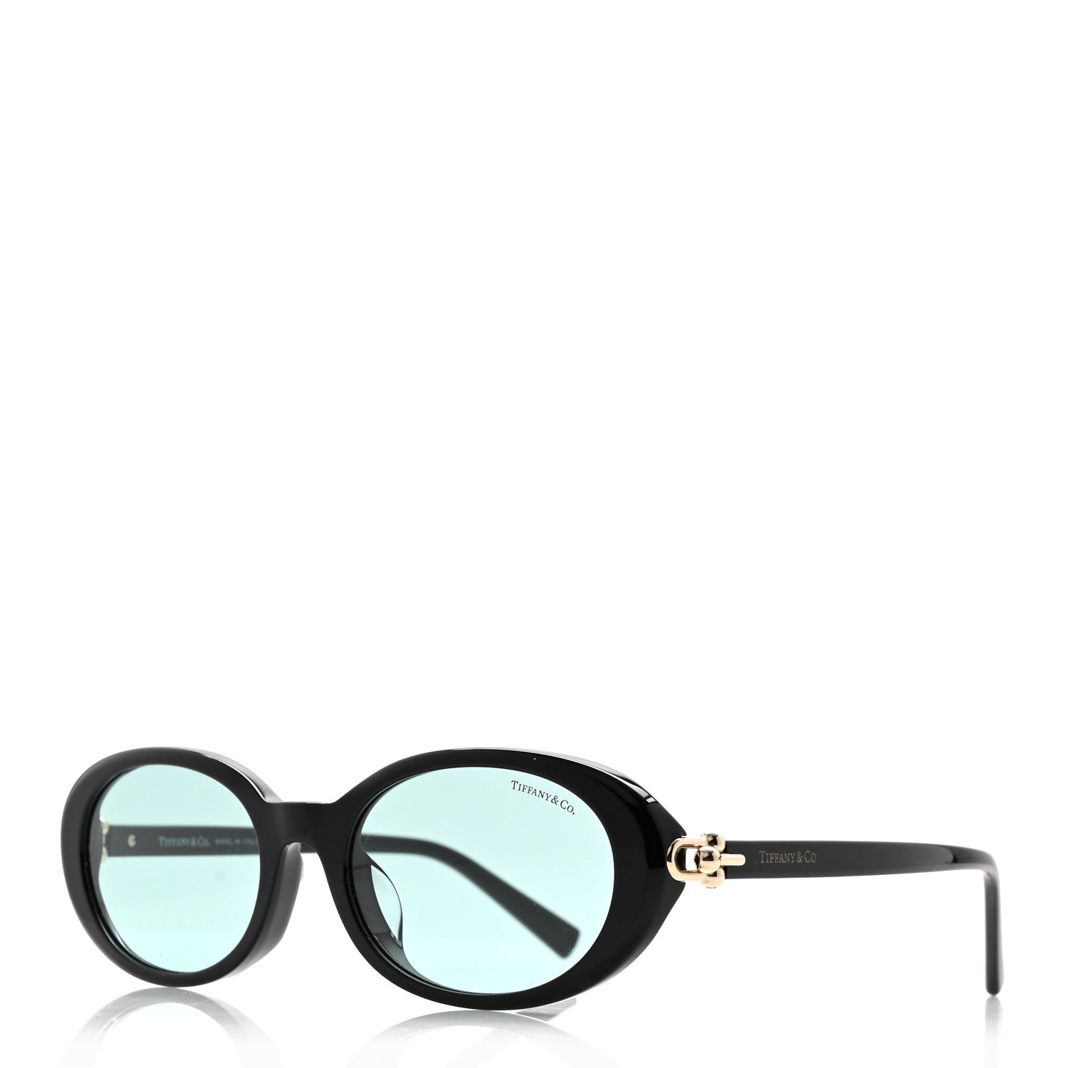 Tiffany Acetate HardWear Oval Sunglasses TF4242D Black 1 of 8
