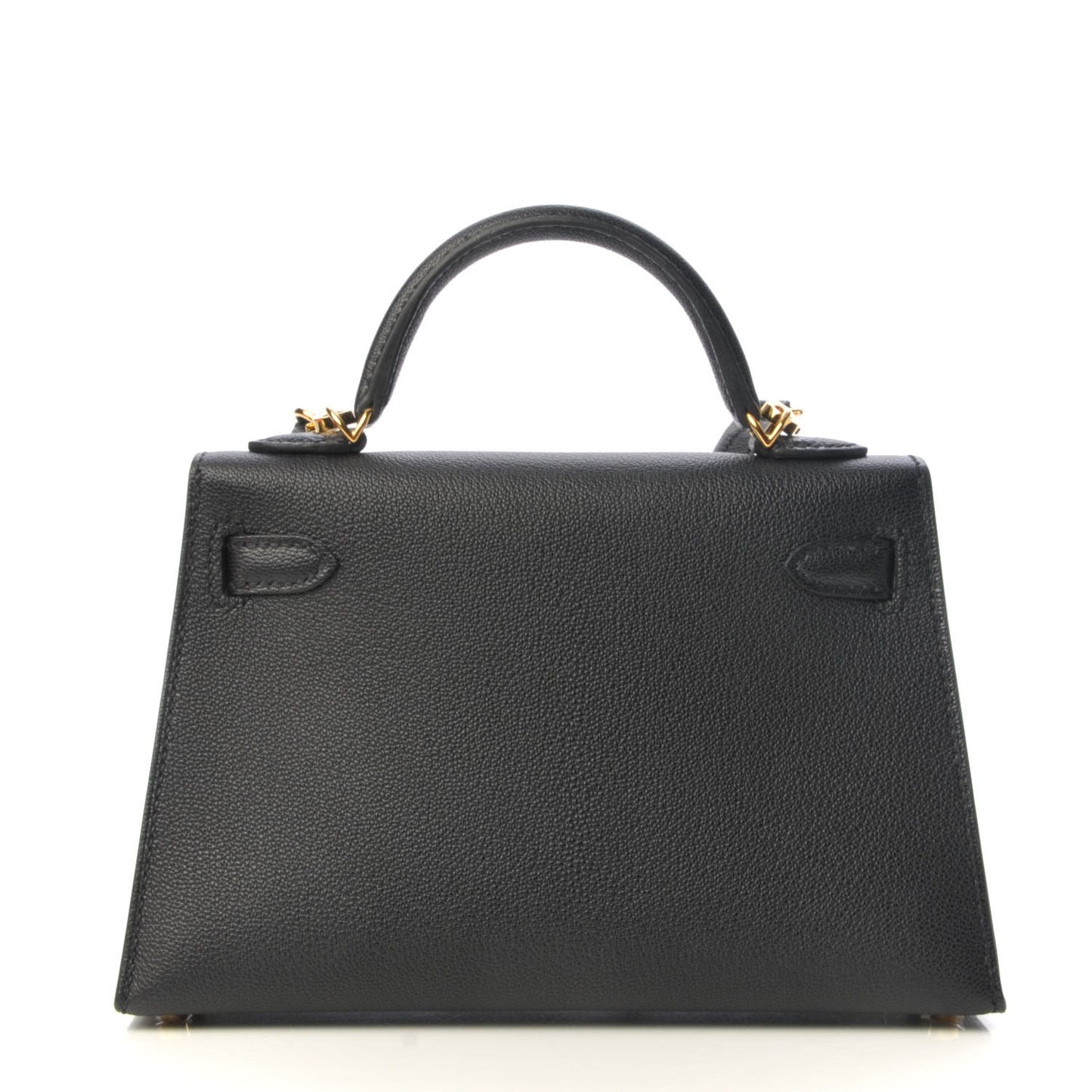 Chevre Chandra Mini Kelly Sellier 20 Black