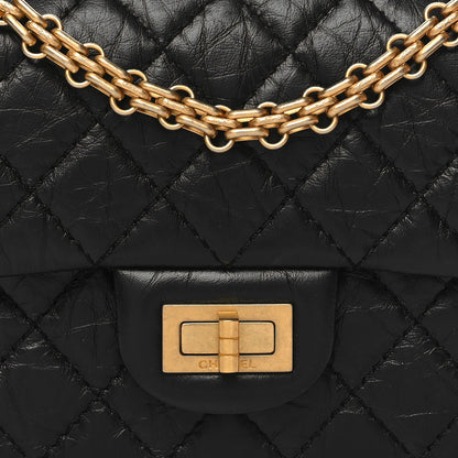 Chanel Aged Calfskin Quilted 2.55 Reissue Mini Flap Black 8 of 10