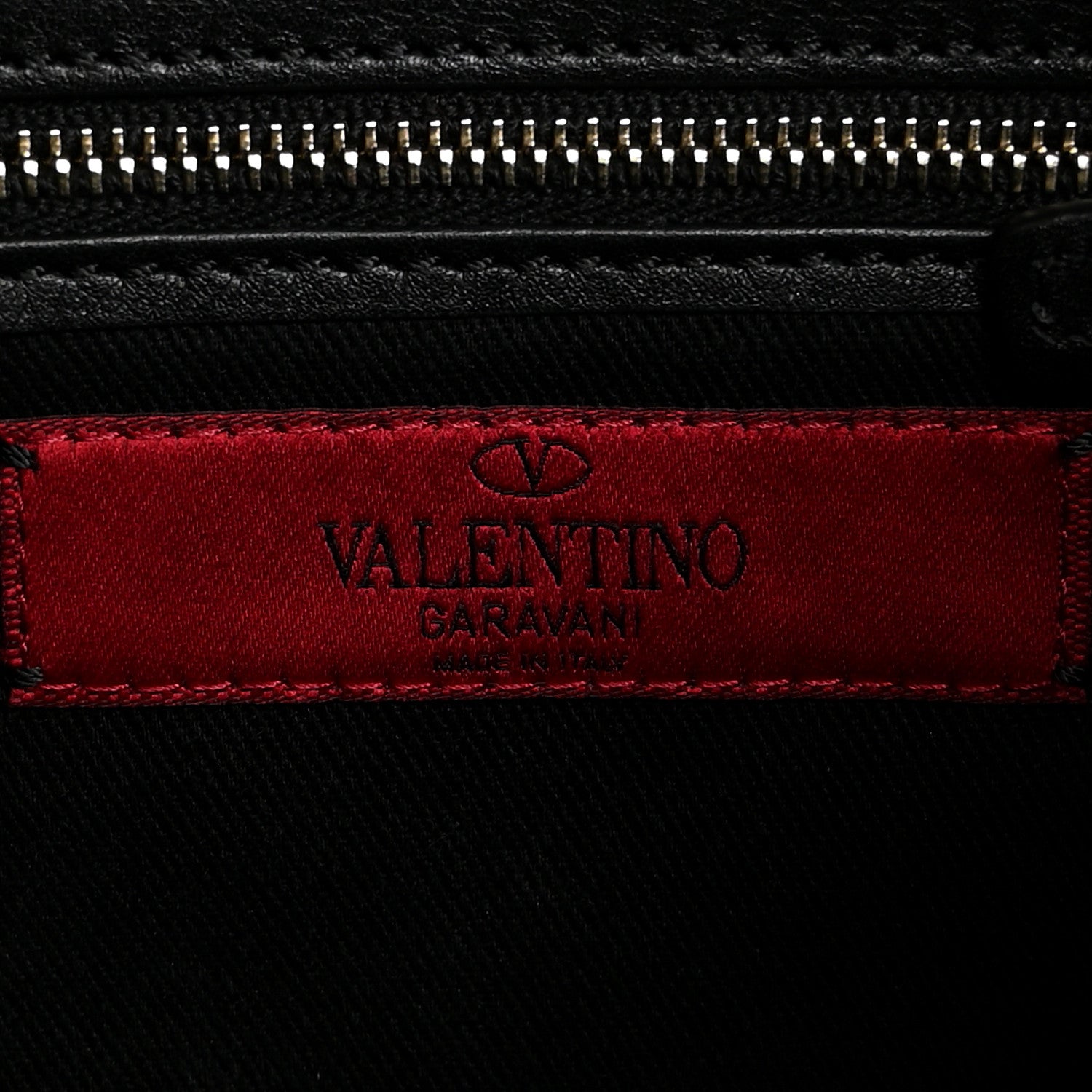 Valentino Garavani Vitello Calfskin Small Rockstud Flip-Lock Messenger Bag Black 6 of 9