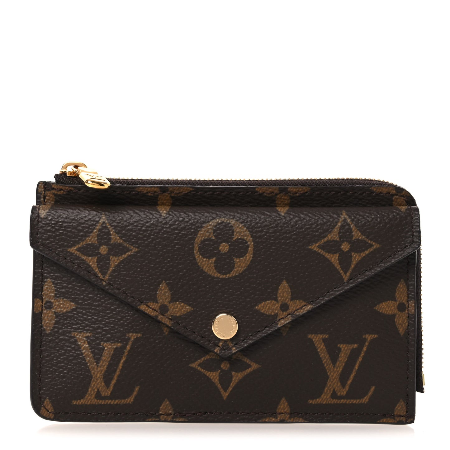 Monogram Recto Verso Card Holder Black