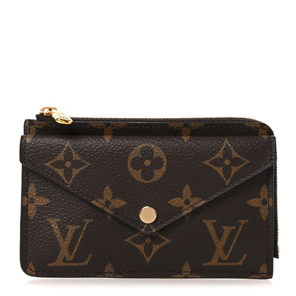 Louis Vuitton Monogram Recto Verso Card Holder Black 1 of 7