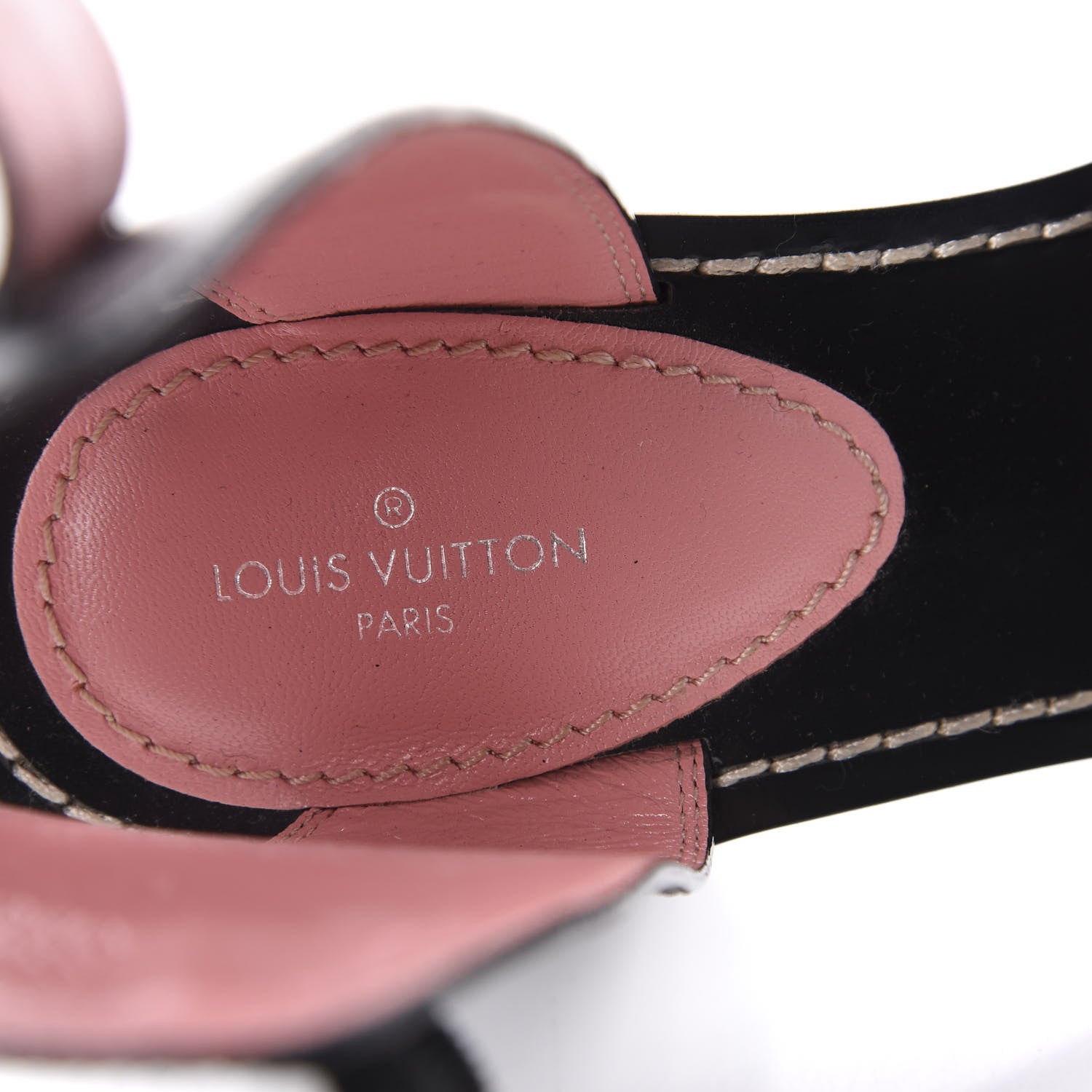 Louis Vuitton Calfskin Monogram Passenger Sandals 37 Black 7 of 10