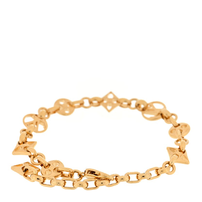 Louis Vuitton Metal Crazy In Lock Bracelet Gold 2 of 3