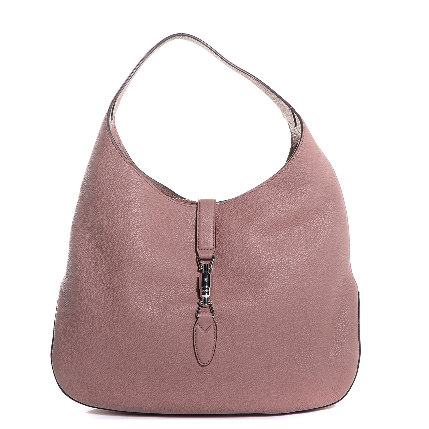 Gucci Soft Grained Calfskin Large Jackie Hobo Rosy Phard 1 of 8