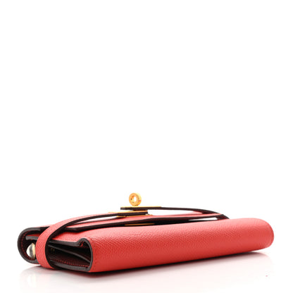 Hermes Epsom Verso Medium Kelly Wallet Rouge Tomate Rouge H 4 of 7