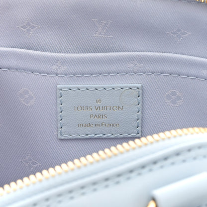Louis Vuitton Calfskin Bubblegram Alma BB Ice Blue 6 of 9