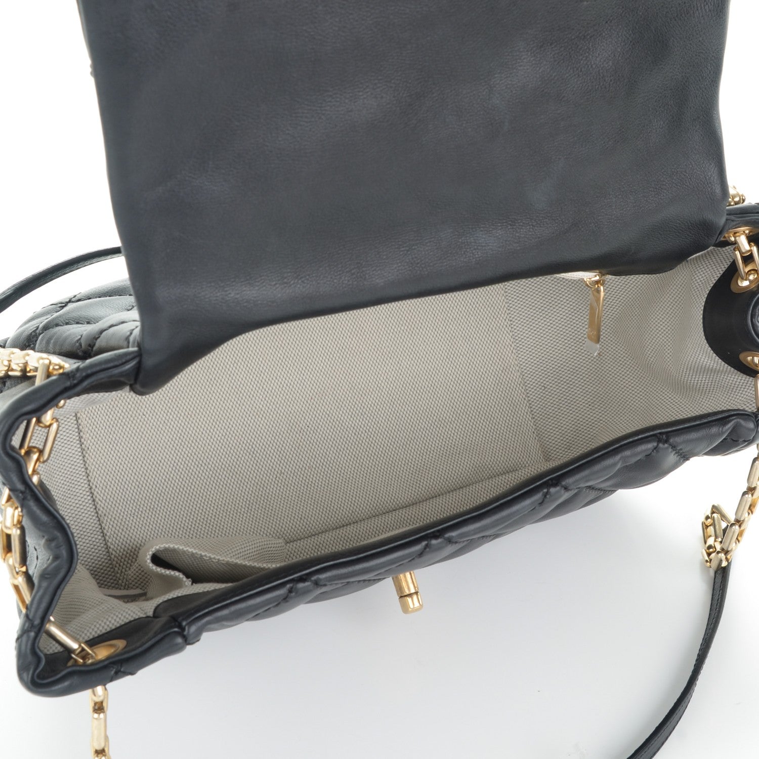 Chanel Calfskin Quilted Retro Chain Flap Black 5 of 7