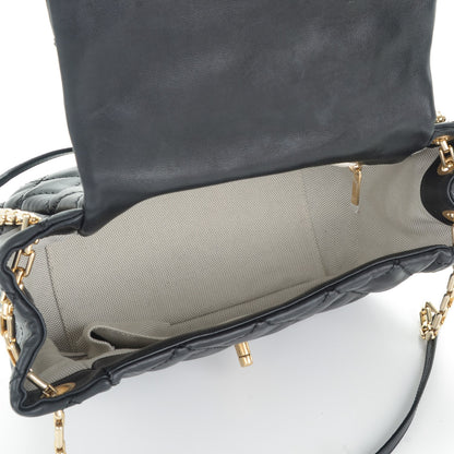 Chanel Calfskin Quilted Retro Chain Flap Black 5 of 7