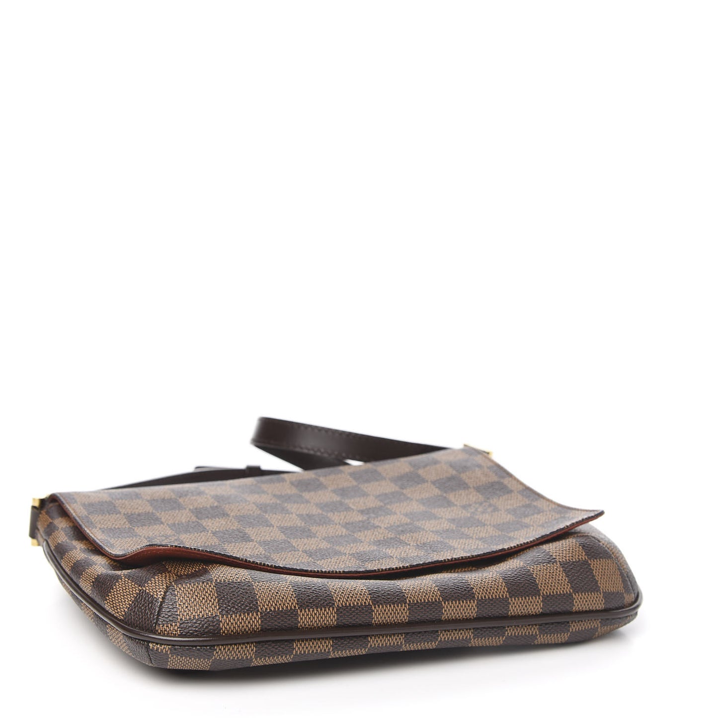 Damier Ebene Musette Tango Long Strap